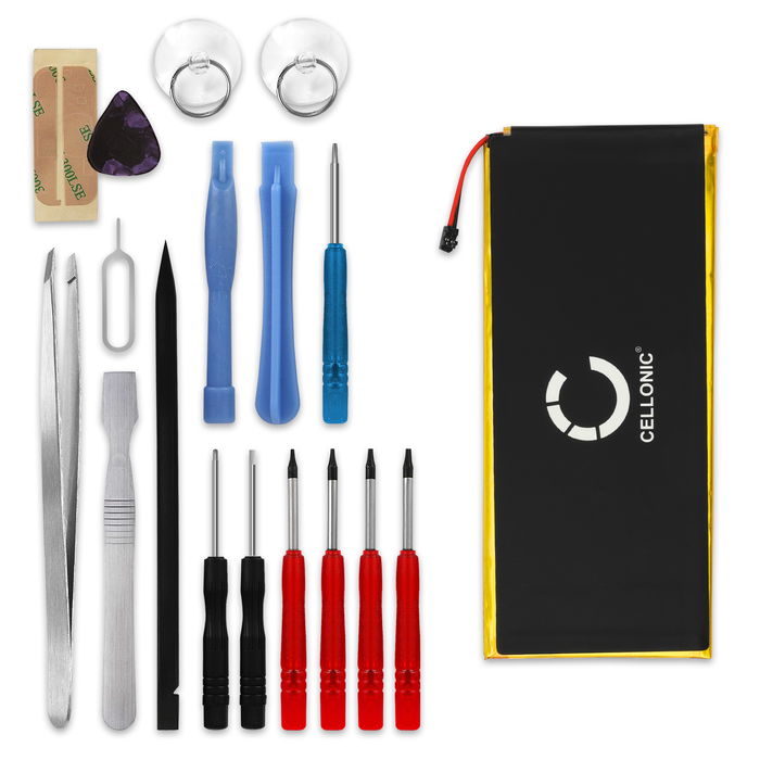 CELLONIC Phone Battery Replacement for Motorola Moto G5s / G6 + 17-Tool Phone Repair Kit - HG30 2700mAh