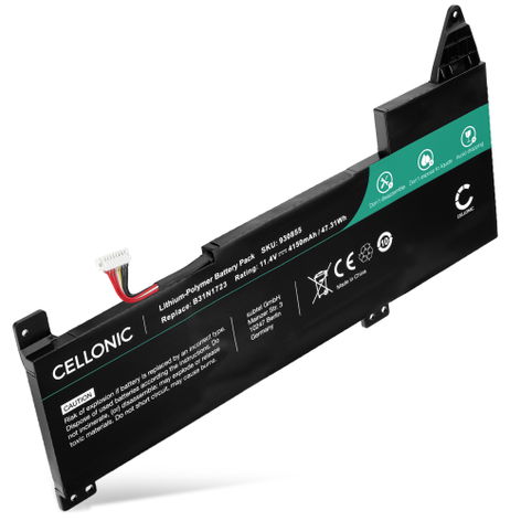 Battery for ASUS FX570UD; K570UD; K570ZD; X570DD; X570UD; X570ZD (4150mAh, 11.4V) from subtel