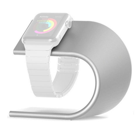 Stand for Apple Watch 1 - 38mm, 1 - 42mm, 10 - 42mm – Aluminium Silver from subtel