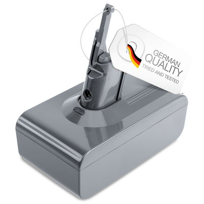 Battery for Dyson V8, V8 Absolute, V8 Animal, V8 Animal Exclusive, V8 Fluffy, V8 Range (Dyson 215681), SV10, SV25 4000mAh - Battery with screws - from CELLONIC (Not suitable for wall charger)