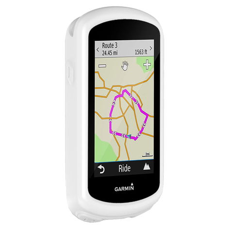 Protective Case for Garmin Edge 1030, 1030 Plus – White, Silicone from subtel