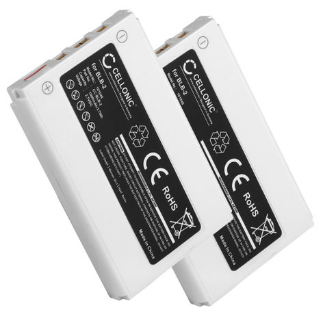 2x Battery for Nokia 8210; 5210; 8310; 8850; 7650; 3610; 6510; 8250 (1000mAh, 3.7V) from CELLONIC