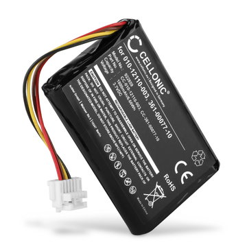 1x Battery for Garmin Zumo 590LM, 595LM, 595, 590, 010-01603-10, Garmin 010-12110-003, 361-00077-10, 616-00077-00 010-12110-003, 361-00077-10, 616-00077-00, 616-00077-10 (1800mAh, 3.7V) from CELLONIC