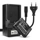 2x Battery (900mAh, 7.2V) + Charger