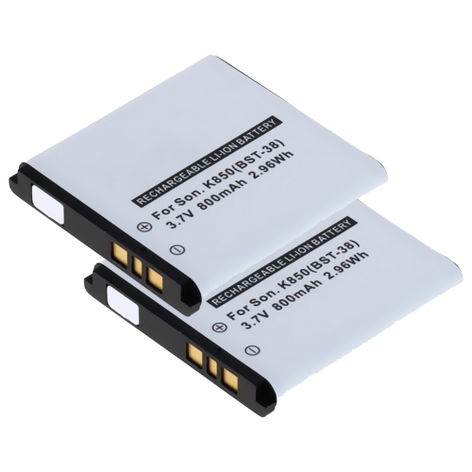 2x Battery for Sony Ericsson W995; W580i; C510; C902; C905; W980; K770i (800mAh, 3.7V) from CELLONIC