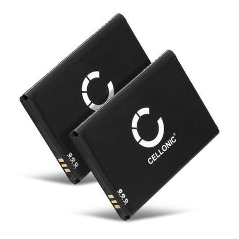 2x Battery for Huawei E5330; E5336; E5372; E5373; E5375; E5377 HB554666RAW, HB5F2H (1700mAh, 3.7V) from CELLONIC