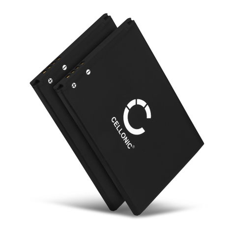 2x Battery for Huawei E5577, E5577 4G; E5573; E5573S; E5577C; E5575; E5575S HB434666RBC (1300mAh, 3.7V) from CELLONIC