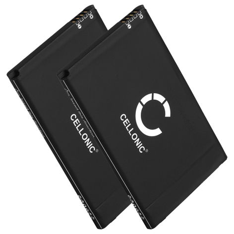 2x Battery for Doro 8030; Liberto 825, 822; 8031; 8031C BDA-2000A (1700mAh, 3.7V) from CELLONIC