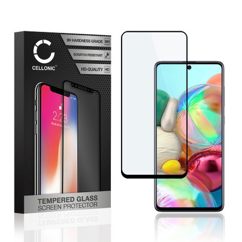 Screen Protector for Samsung Galaxy A71 (SM-A715) – Glass (9H hardness) from CELLONIC
