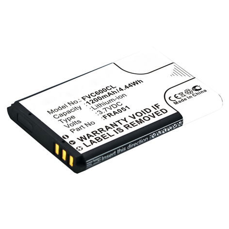 Battery for AVM Fritz!Fon C6 DECT, C6 312BAT026, FRA051 (1200mAh, 3.7V) from CELLONIC