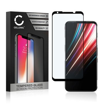 Screen Protector for Nubia Red Magic 5G Phone Screen Cover - 3D Case-friendly 0,33mm Full Glue 9H Tempered Glass Smartphone Display Screen Guard Black
