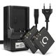 2x Battery (700mAh, 3.7V) + Charger