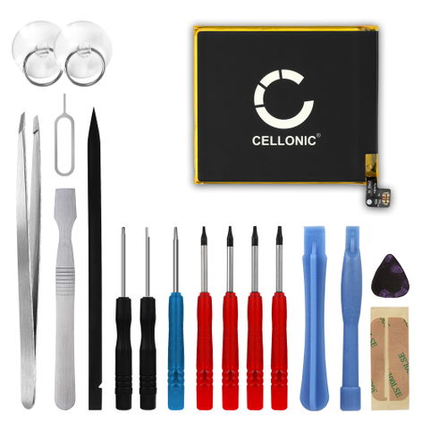 Battery for Oppo Reno 2, 2Z; Find X3; A94; Reno14; Reno11 BLP735 (3900mAh, 3.85V) + Tool-kit from CELLONIC