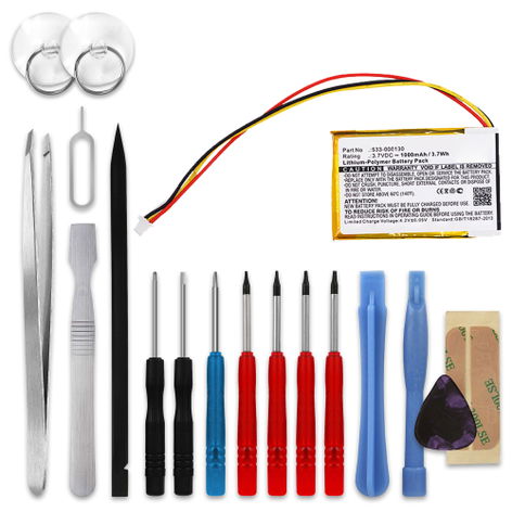 Battery for Logitech G703; G903; G403; G900 533-000130 (1000mAh, 3.7V) + Tool-kit from subtel