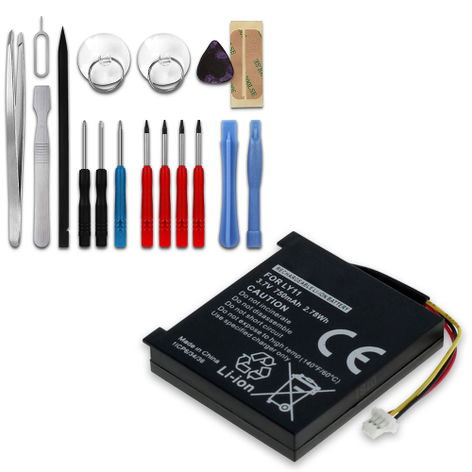 Battery for Logitech G930; MX Revolution F12440097, 533-000018 (750mAh, 3.7V) + Tool-kit from subtel