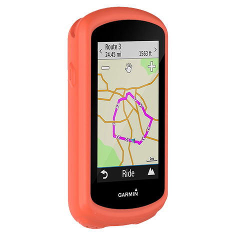 Protective Case for Garmin Edge 1030, 1030 Plus – Orange, Silicone from subtel