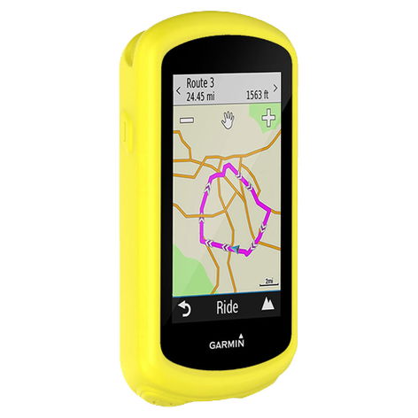 Protective Case for Garmin Edge 1030, 1030 Plus – Yellow, Silicone from subtel