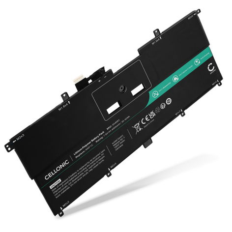 Battery for Dell XPS 13 9365, 13 9365 2-in-1, 13-9365-D1605TS HMPFH/NNF1C (4000mAh, 7.6V) from CELLONIC