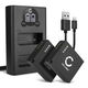 2x Battery 730mAh+ Dual Charger