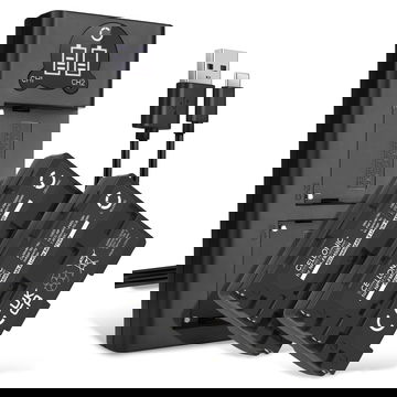 2x CELLONIC Camera Battery for Sony A58 A57 A65 A68 A77 II A99 II Alpha 68 A200 A300 A350 A500 A700 A900 DSLR-A200 SLT-A57 Replacement NP-FM500H Battery 1400mAh Backup + Dual Charger BC-VM10A