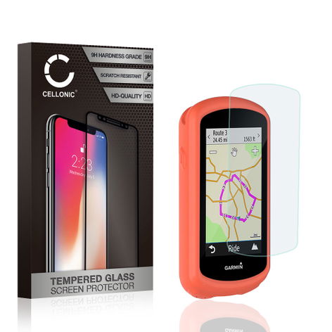 Protective Case for Garmin Edge 1030, 1030 Plus – Orange, Silicone from CELLONIC