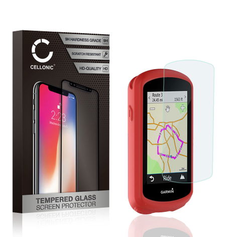 Protective Case for Garmin Edge 1030, 1030 Plus – Red, Silicone from CELLONIC