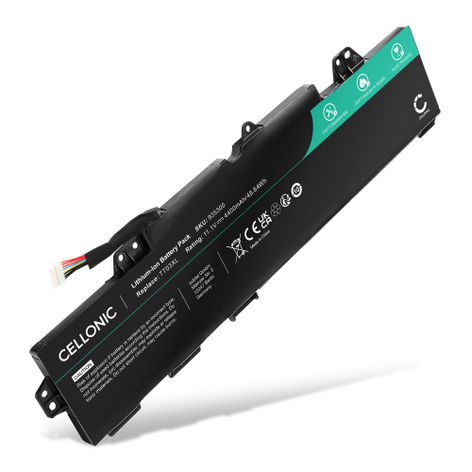 Battery for HP ZBook 15U G5 Mobile Workstation, Gen 5 933322-855 / TT03XL (4400mAh, 11.1V) from CELLONIC