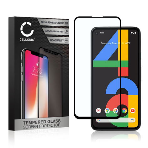 Screen Protector for Google Pixel 4A, 4A 4G – Glass (9H hardness) from CELLONIC