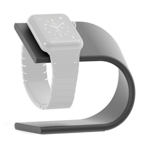 Stand for Apple Watch 1 - 38mm, 1 - 42mm, 10 - 42mm – Aluminium Dark Grey from subtel