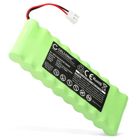 Battery for Roto RT2, RT2 Solar Funk; SF G2, G3; RT2-SF G2, G3 GP210AAHCB10BMX, 2412-3011, GPRHC212B206 (1800mAh, 12V) from CELLONIC