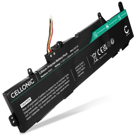 Battery for HP EliteBook 840 Gen 5, 6; Thin Client Mt45, Mt44 HP HSN-I13C-4, HP HSN-112C (2200mAh, 11.55V) from CELLONIC