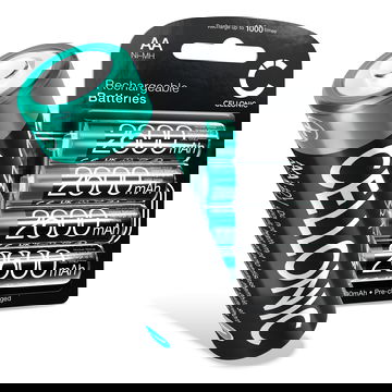 4x Battery for TechniSat Viola 2 / Viola 2 C 4x AA 2600mAh Battery Replacement