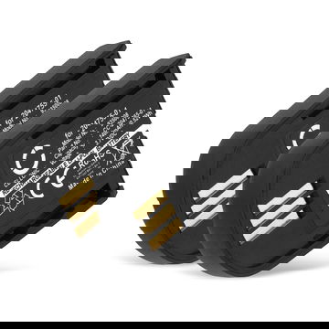 2x Battery for Plantronics Savi W740, 440, 740, W440, WH500, W745, W440-M, W740-M, WH500A, WH500A 204755-01, 82742-01, 84598-01 (140mAh, 3.7V) from CELLONIC