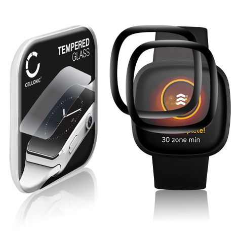 2x Screen Protector for FitBit Versa 3; Sense – PMMA from CELLONIC