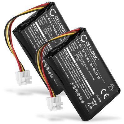 2x GPS Battery for Garmin Zumo 590LM Zumo 595LM - 1800mAh 010-12110-003 361-00077-10 616-00077-00 616-00077-10 Battery Replacement SatNav Sat Nav