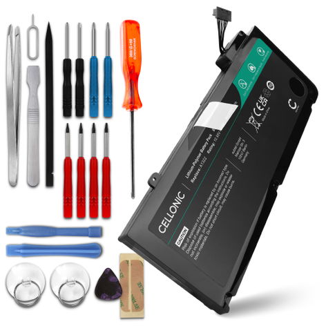 Battery for Apple MacBook Pro 13 - A1278 - Early 2011 A1322/020-6547-A/661-5229/661-5557 (5900mAh, 11.1V) + Tool-kit from subtel