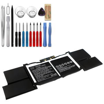Battery for Apple Macbook Pro 13 Touch - A1989 Mid 2018 / Early 2019, A1964 11.4V 5050mAh + Tool-kit from subtel