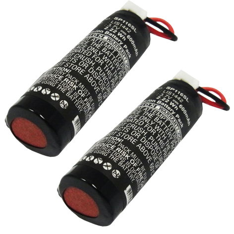 2x Battery for Sony PlayStation Move Navigation Controller; CECH-ZCS1E LIS1442 (600mAh, 3.7V) from subtel