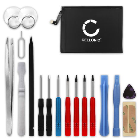 Battery for Huawei Y7 (2017), (2019); Y9 (2019), Prime (2019) HB466483EEW (3900mAh, 3.85V) + Tool-kit from CELLONIC