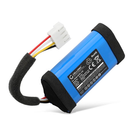 Battery for JBL Flip 5 Eco Edition, Ocean 1INR19/66-2, ID1060-B (6800mAh, 3.7V) from CELLONIC