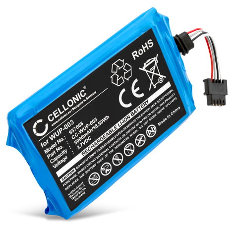 Battery for Nintendo Wii U GamePad WUP-003 (5000mAh, 3.7V) from CELLONIC