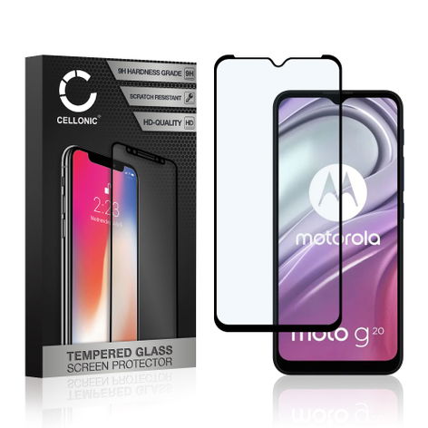 Screen Protector for Motorola Moto G50, G20 – Glass (9H hardness) from CELLONIC