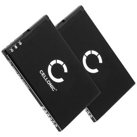2x Battery for Bea-fon SL810; SL820 ICP5/44/61 (1400mAh, 3.7V) from CELLONIC