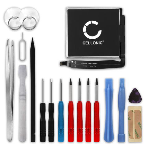 Battery for ASUS Zenfone 7, 7 Pro C11P1904 (4800mAh, 3.85V) + Tool-kit from CELLONIC