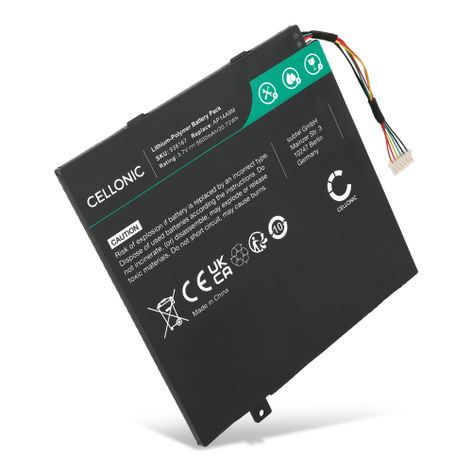 Battery for Acer Switch 10E, 11V; A3-A20; A3-A20FHD; A3-A30 AP14A8M, AP14A4M, KT.0020G.004 (5600mAh, 3.7V) from CELLONIC