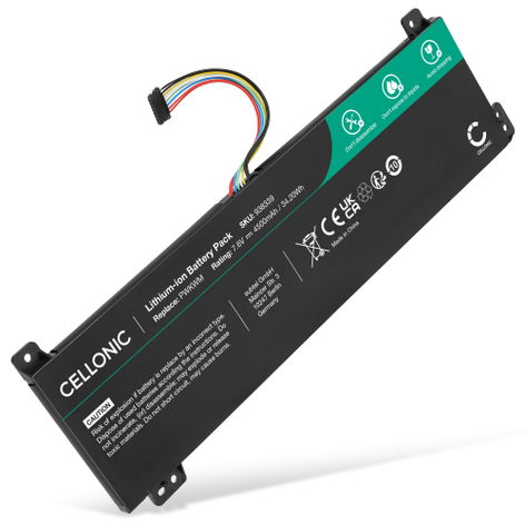 Battery for Lenovo IdeaPad Slim 1-14AST, 1-14AST-05 81VS L17C2PB3, L17C2PB4 (4500mAh, 7.6V) from CELLONIC