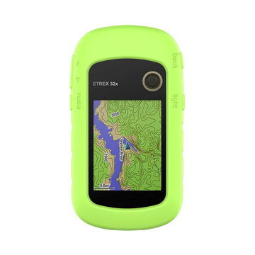 subtel Silicone Case for Garmin eTrex 10 eTrex 20 eTrex 20x eTrex 22x eTrex 30 eTrex 30x eTrex 32x Cover - Protective Bumper Shell Skin Shockproof Rubber Housing for GPS SatNav Sat Nav Navi - Green