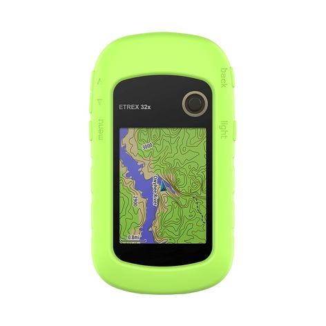 Protective Case for Garmin eTrex 32x, 10, 20, 22x, 30, 20x, 30x – Green, Silicone from subtel
