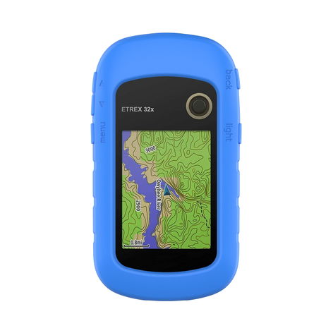 Protective Case for Garmin eTrex 32x, 10, 20, 22x, 30, 20x, 30x – Blue, Silicone from subtel