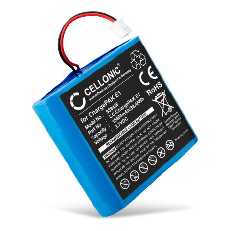 Battery for PURE One Flow; Evoke 1S, 2S, Flow, Mio; Sensia; Verona ChargePAK E1 (10400mAh, 3.7V) from CELLONIC